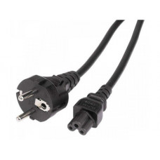 Кабель живлення (IEC C5) 3-пін/1,8 м/чорний