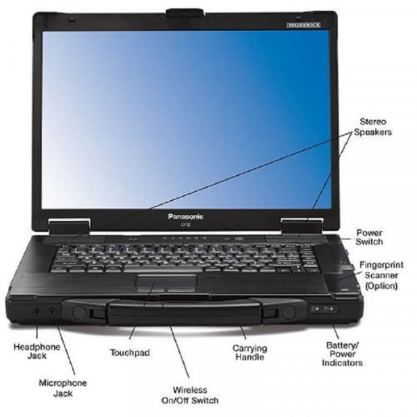 Ноутбук Panasonic Toughbook CF-52 (i5-520M|4GB|320HDD)
